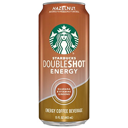 Starbucks, Doubleshot Energy Drink, Hazelnut, 15 fl oz. cans (12 Pack)