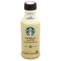 Starbucks Iced Vanilla Latte, 14 fl oz