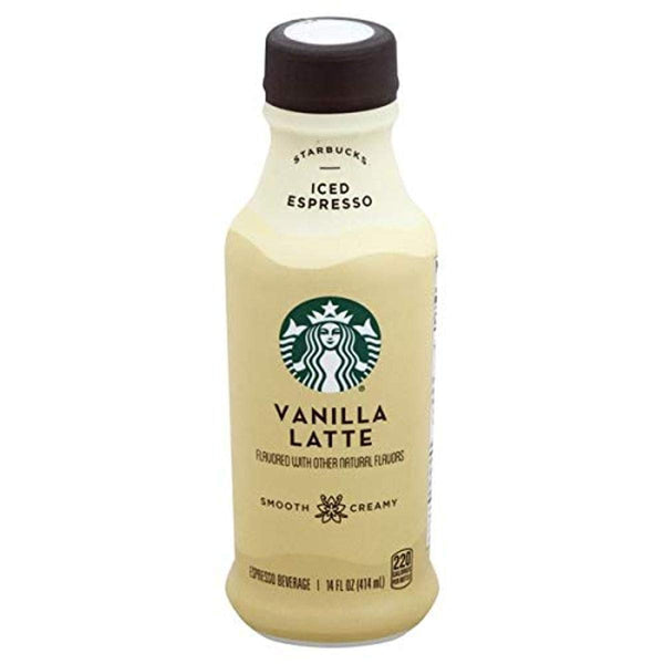 Starbucks Iced Vanilla Latte, 14 fl oz