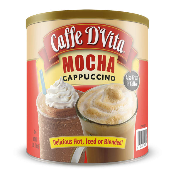 Caffe D’Vita Mocha Cappuccino 4 lb. can (64 oz.)