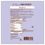 Monin - Blackberry Syrup, Rich and Sweet Flavor, Great for Cocktails, Lemonades, and Sodas, Gluten-Free, Non-GMO (1 Liter)