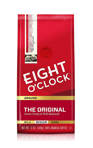 Eight O'Clock Ground Coffee, The Original, 12 Ounce