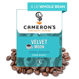 Cameron's Coffee Roasted Whole Bean Coffee, Velvet Moon, 4 Pound