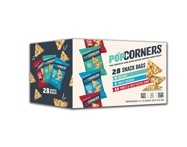 Popcorners Flavor Variety Pack, 28Count, 1 ounce (pack of 28)