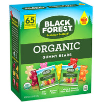 Black Forest Organic Gummy Bears Candy, 0.8-Ounce Bag , 65 Count (Pack of 1)