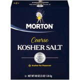 Morton Salt Morton Kosher Salt, Coarse, Food Service, Sea Salt, 48 Ounce
