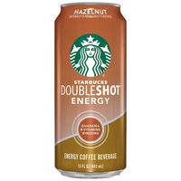 Starbucks Double Shot Energy Drink, Hazelnut, 15 FL Oz