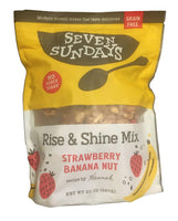 Seven Sundays Strawberry Banana Nut Rise and Shine Grain Free Muesli Breakfast Mix, Bulk 20 oz Bag
