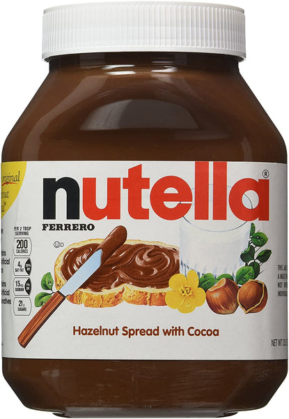 Nutella Hazelnut Spread, 33.5 oz each, 2 Count
