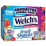 Welch's Fruit Snacks, Mixed Fruit & Berries 'n Cherries Bulk Variety Pack, Gluten Free, 0.9 oz Individual Single Serve Bags (Pack of 110)