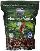 Zavida Hazelnut Vanilla Whole Bean (32 OZ), 32 Ounce, 2 Pound (Pack of 1)