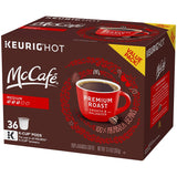 McCafe Premium Roast, Keurig Single Serve K-Cup Pods, Medium Roast Coffee Pods, 36 Count